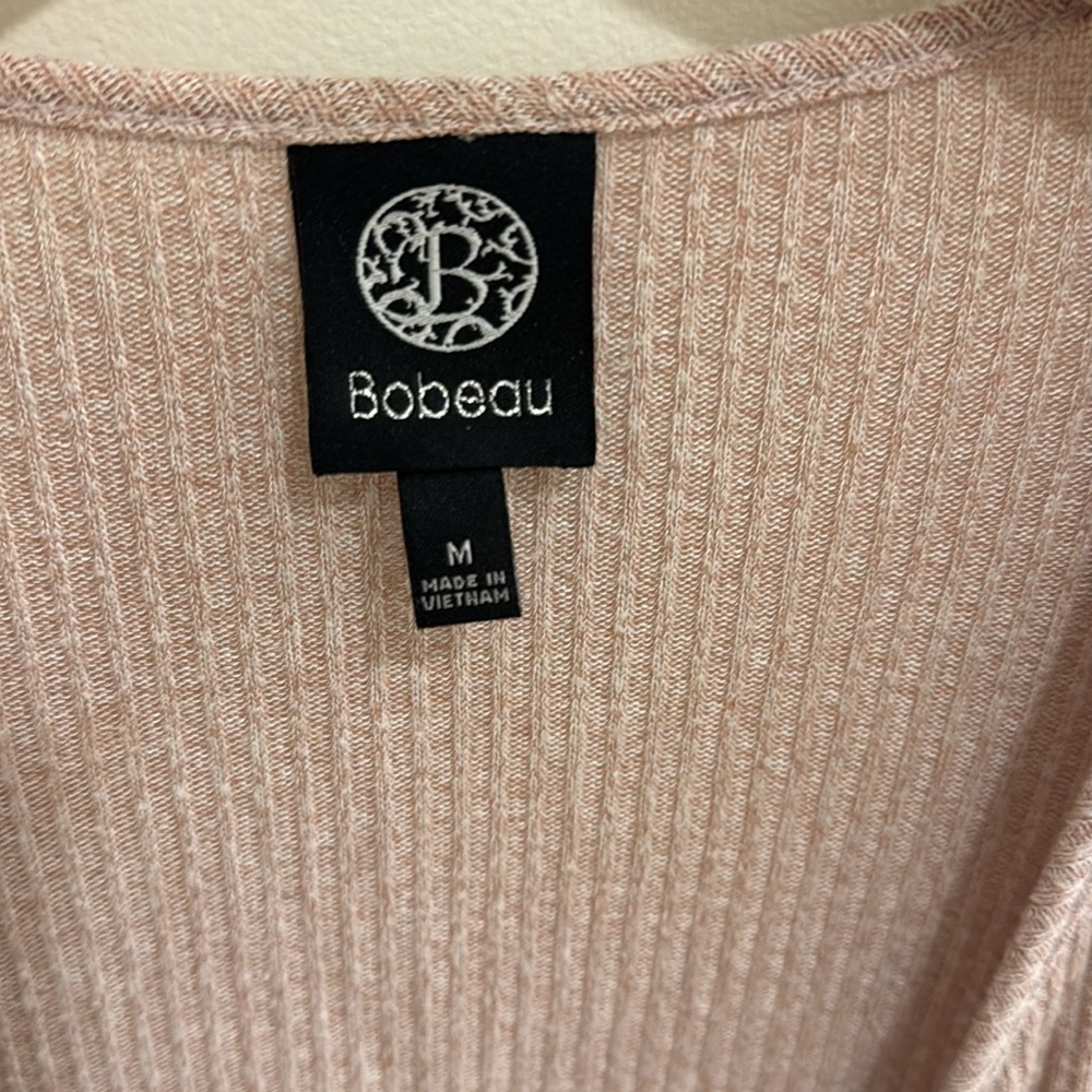 Bobeau Ribbed Knit Top - Picture 2 of 5